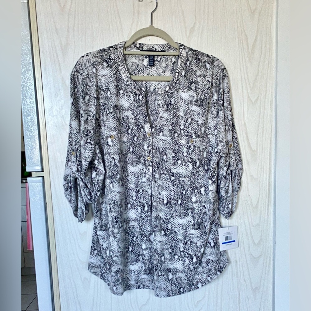 ELLEN TRACY BLOUSE SIZE XL NWT